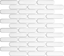 Мозаика NSmosaic R-341 белый 30x30