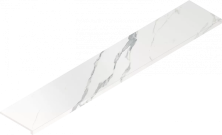 Ступень Италон Стелларис Статуарио Уайт угловая правая 620070002621 белый 33x160