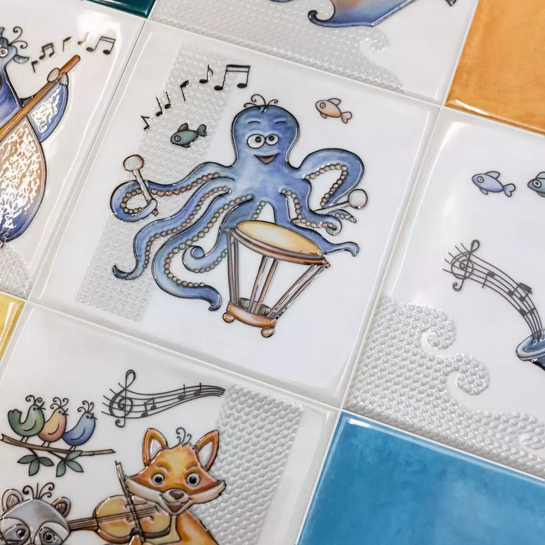 Декор Kerama Marazzi VT\A480\5232 Симфония 1 глянцевый 20x20