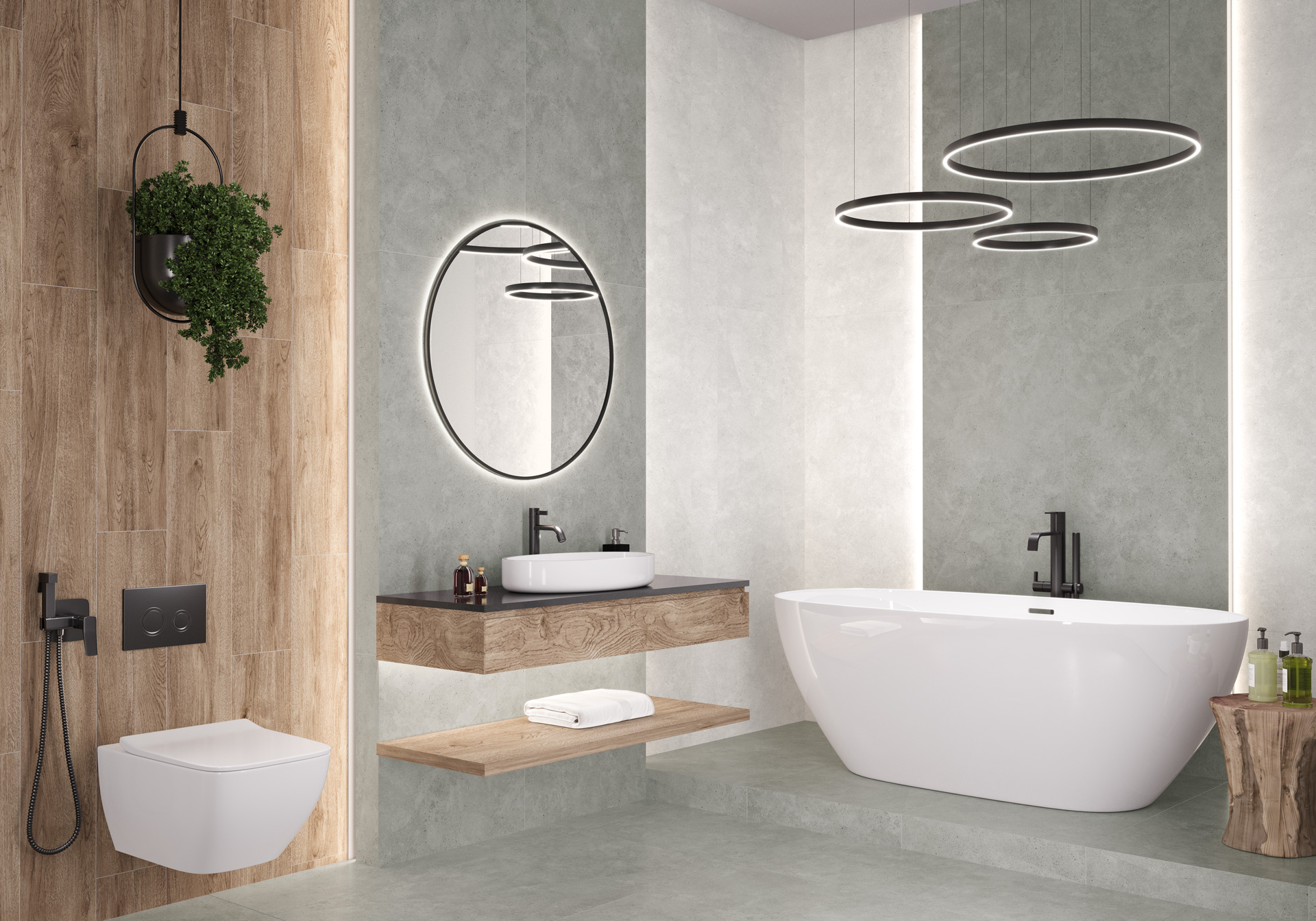 Керамогранит Alma Ceramica Шарп GFU6060SHP07R серый 60x60