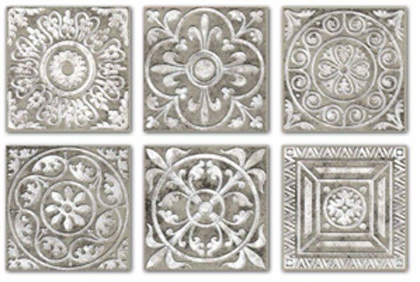 Вставка Kerama Marazzi B1294\SG1602 Сонет серый 4,7x4,7