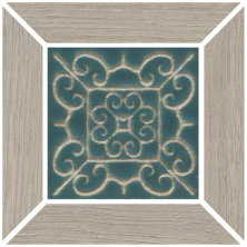 Вставка Kerama Marazzi ID152 Тровазо наборный серый матовый 13x13