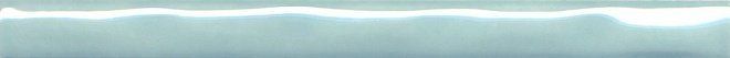 Бордюр Kerama Marazzi PWB002 Карандаш Фоскари бирюзовый волна 2x25
