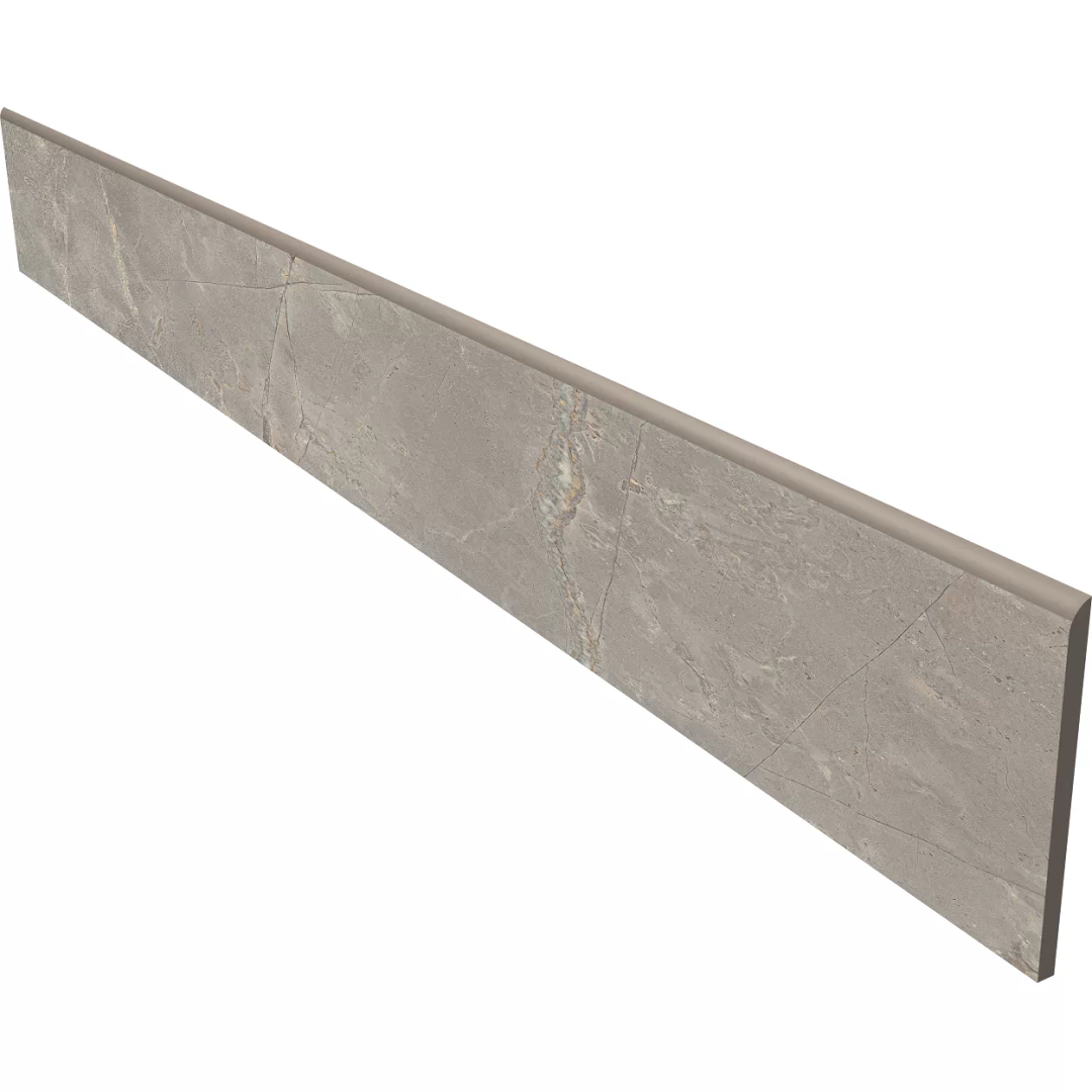 Плинтус Estima BR03 Bernini Grey 7x60 серый полированный