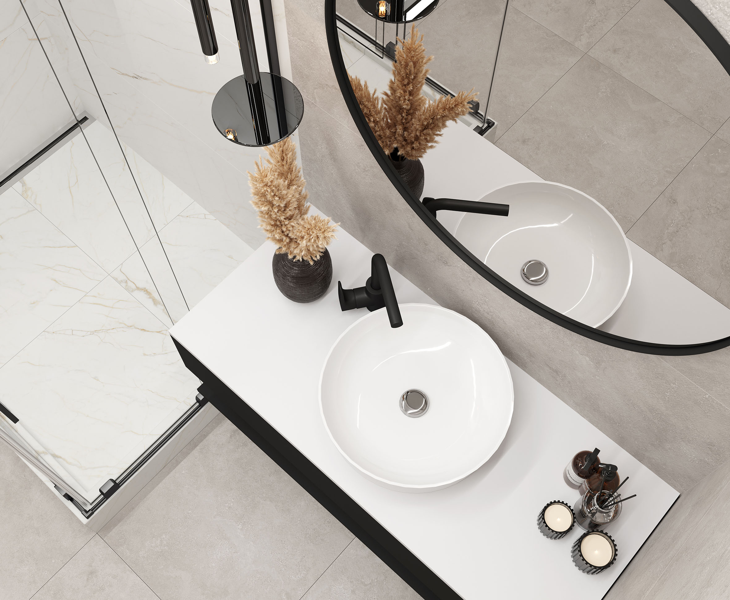 Керамогранит Laparet Charon Gray 60x60 матовый