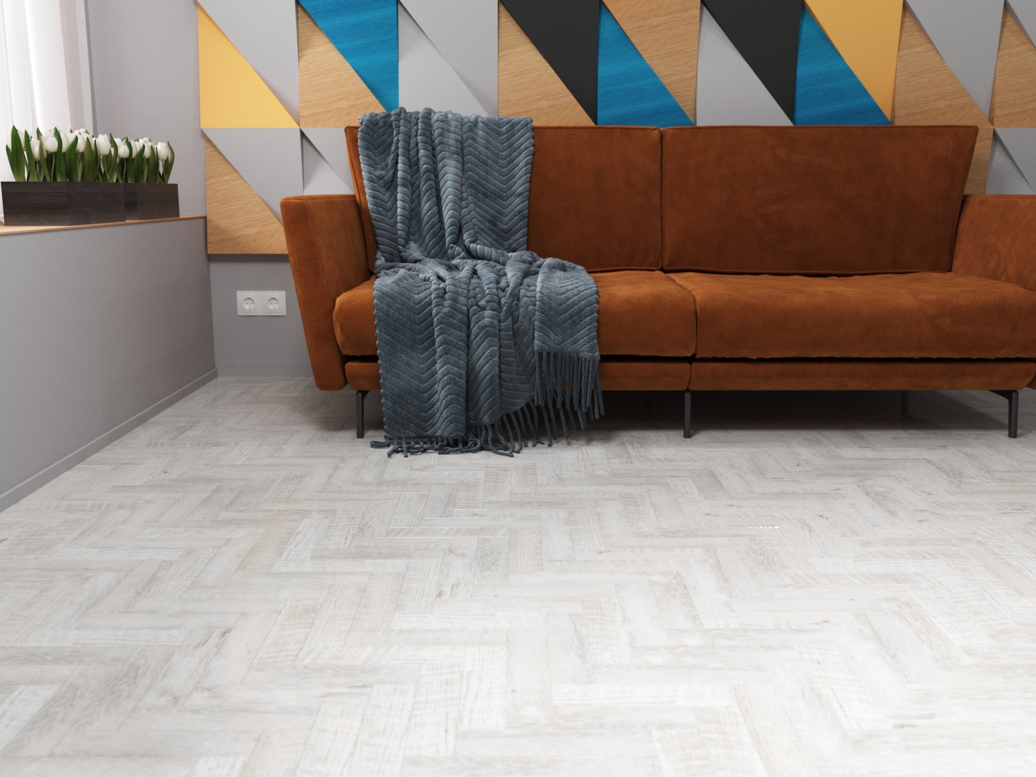 Кварцвиниловая плитка Fine Floor Craft Small Plank FF-463 Венге Биоко кварц винил напольный