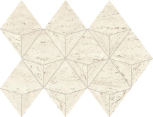 Мозаика Atlas Concorde Marvel Travertine White Mosaico Origami 28x41.2 AF9J