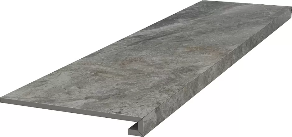 Ступень клееная DL502820R\GCF Гриджио серый обрезной 33x119.5