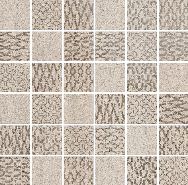 Мозаика Керама Марацци керамогранитная "Про Дабл" бежевая мозаичнаяй 30х30 см