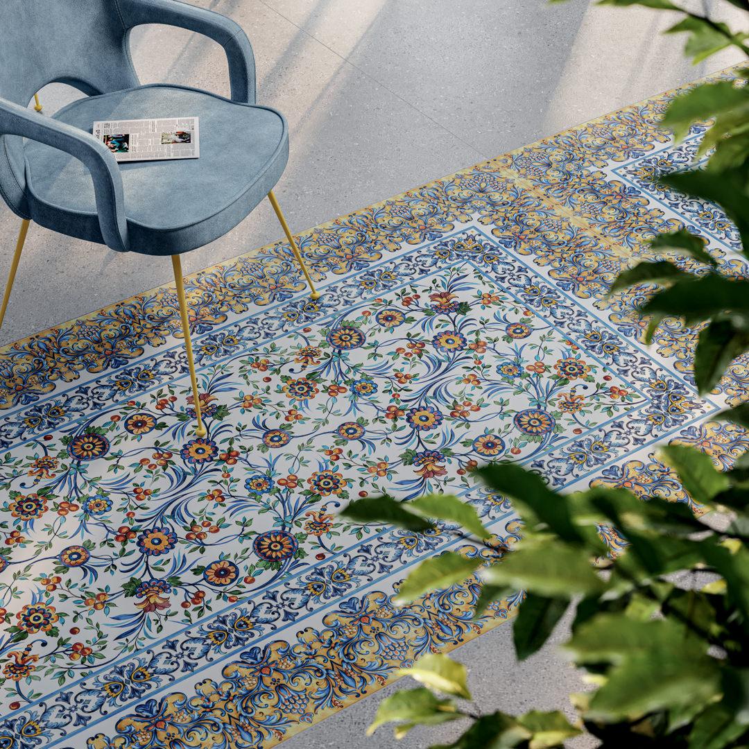 Декор Kerama Marazzi KMD3STA085GR Ковер Агадир матовый обрезной 119.5x238.5