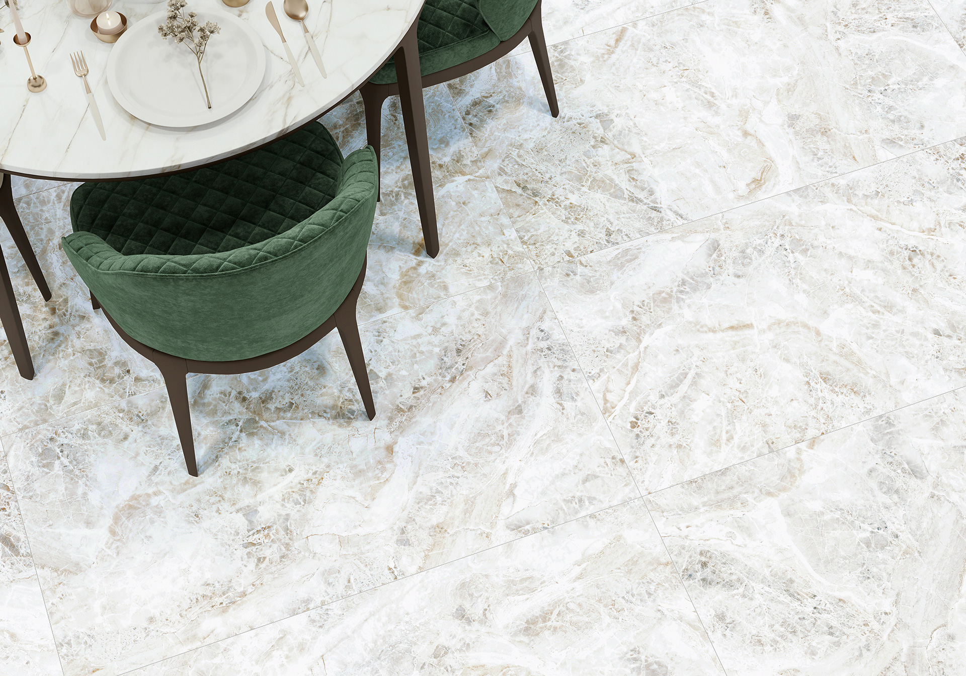 Керамогранит Alma Ceramica Вэйв GFA114WAV04L бежевый 57x114