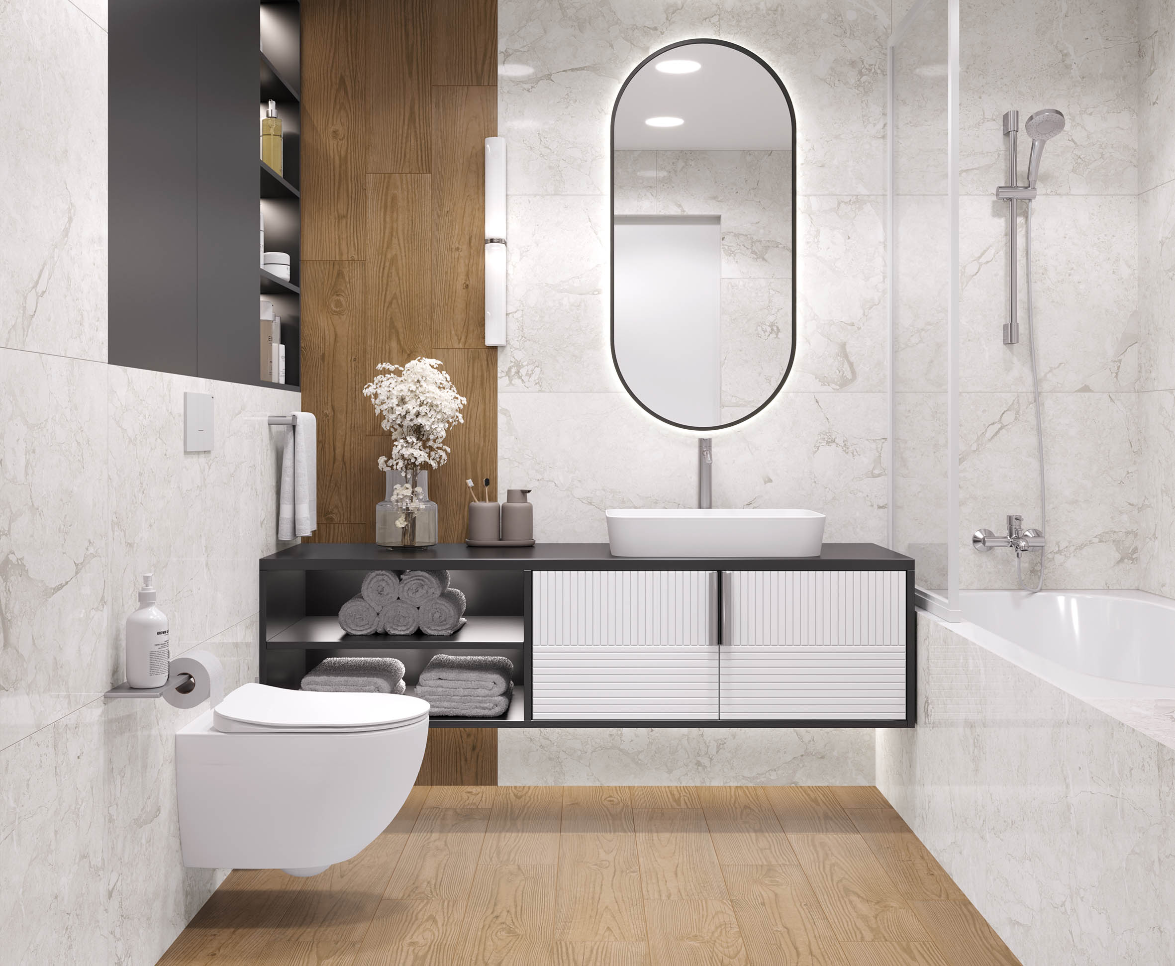 Керамогранит Laparet Emil White светло-серый 40x40 полированный