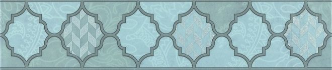 Бордюр Kerama Marazzi OP\A27\6331 Фоскари бирюзовый 5,4x25