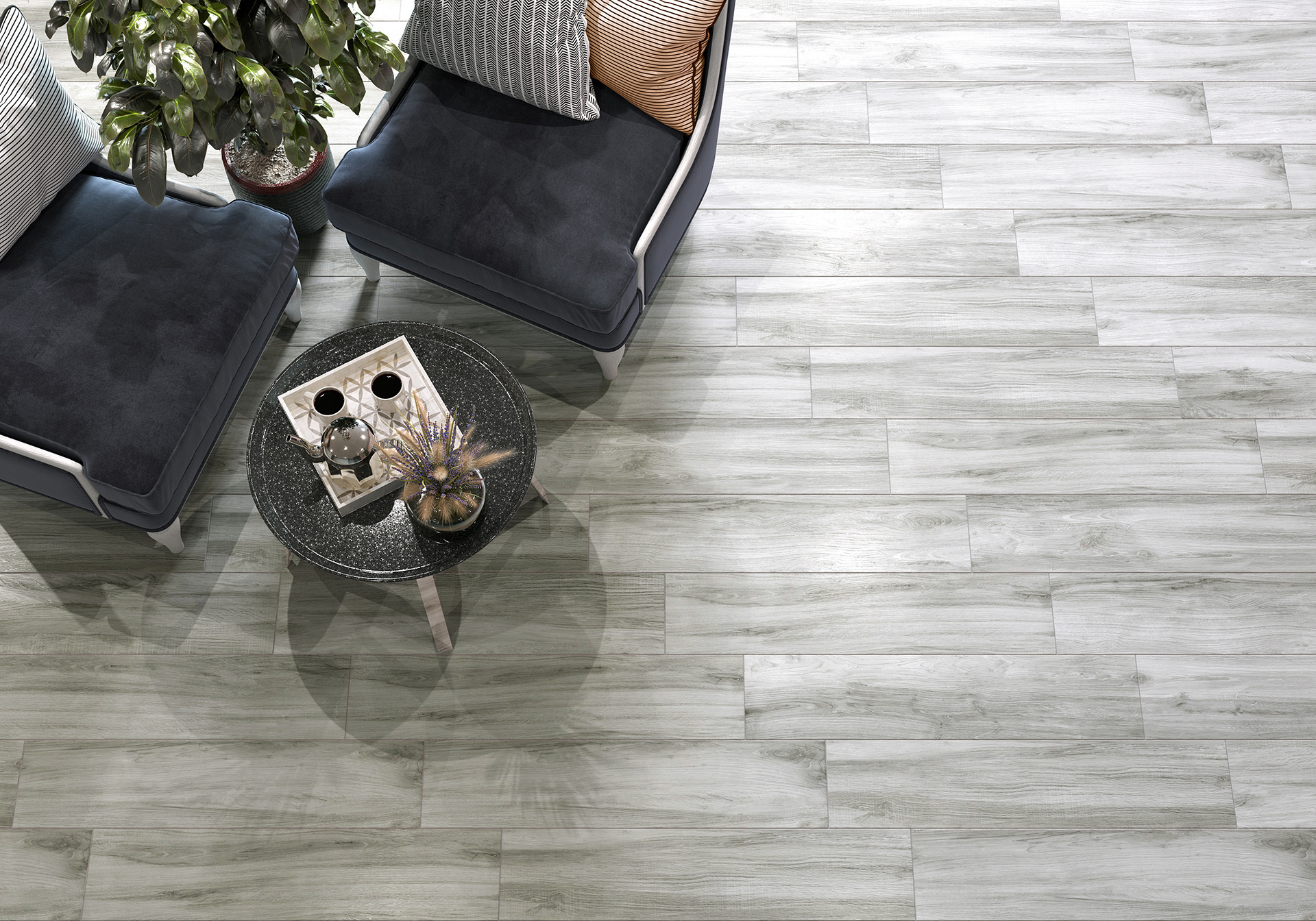 Керамогранит Alma Ceramica Санрэй GFA92SNR44R коричневый 20x90