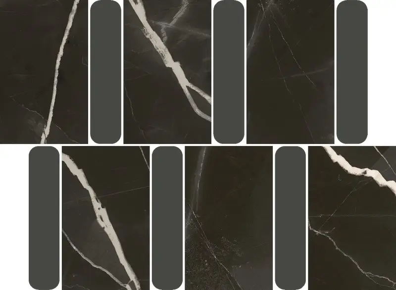 Мозаика Italon Стелларис Блэк Арган 26,9х36,8