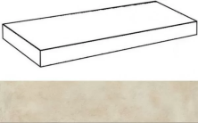 Ступень угловая левая Italon Millennium Dust 33x80