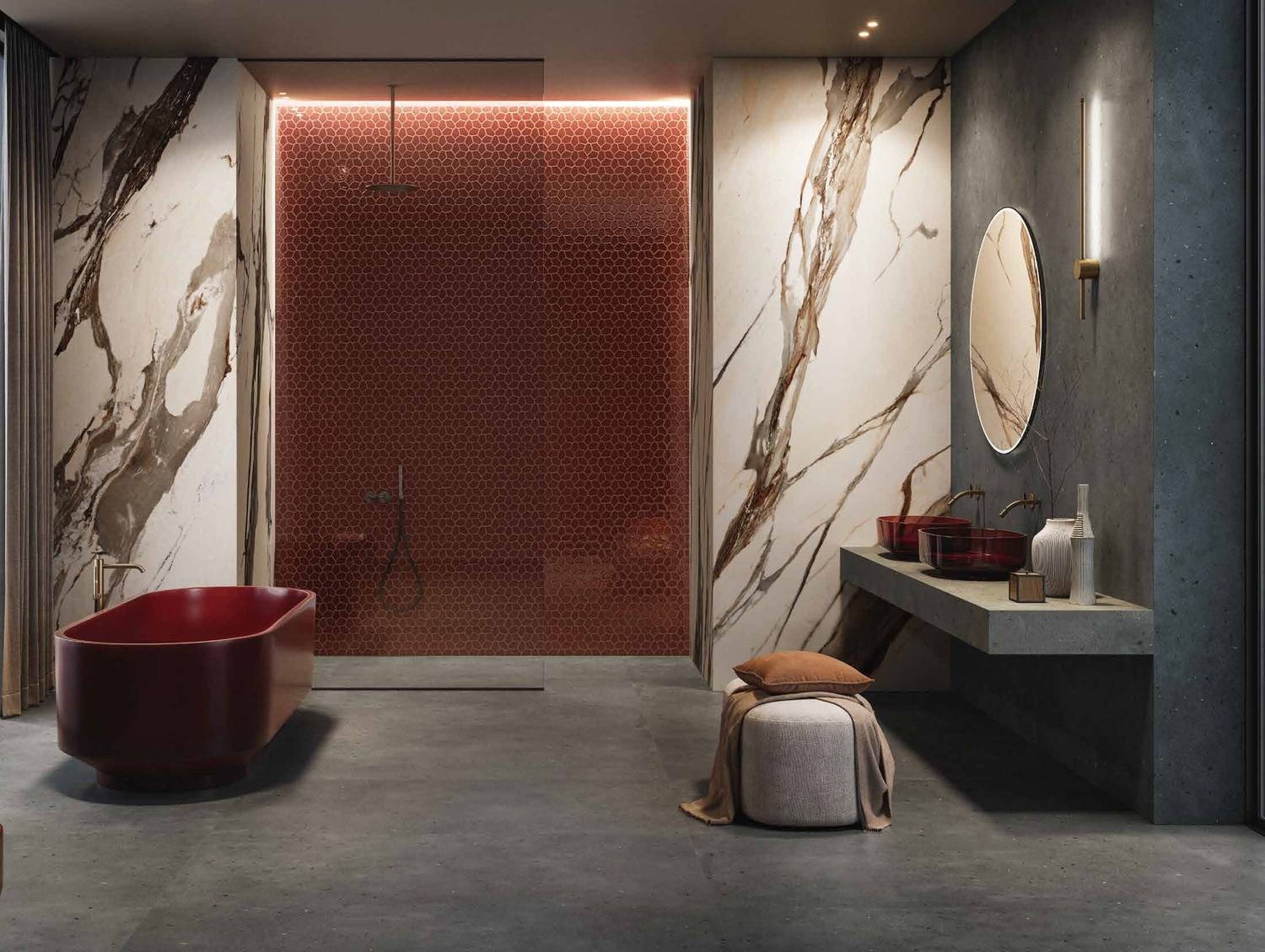 Мозаика Italon Авангард Пьюр Люксор 620110000238 серый 30.7x30.9