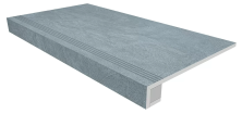 Комплект Estima SR02 Spectrum Blue (Ступень 33x120 непол. прямоугол. бортик с насечками + Подступенок 14,5x120)