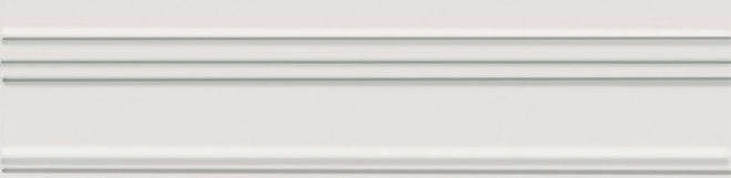 Бордюр Kerama Marazzi Альвао Багет белый матовый 5x20 BLB049