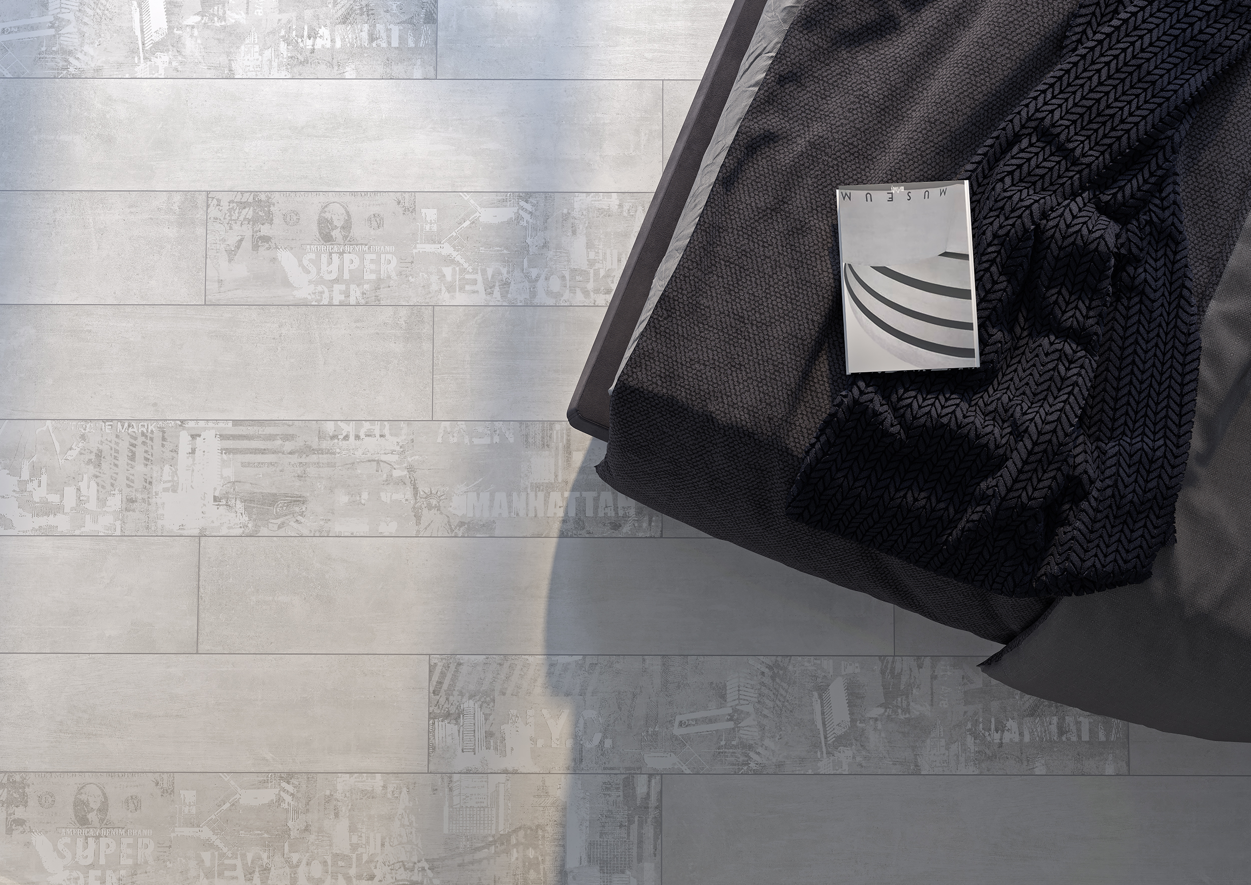 Керамогранит Grasaro Staten Beige Grey 20x120 G-570/MR/200x1200x11