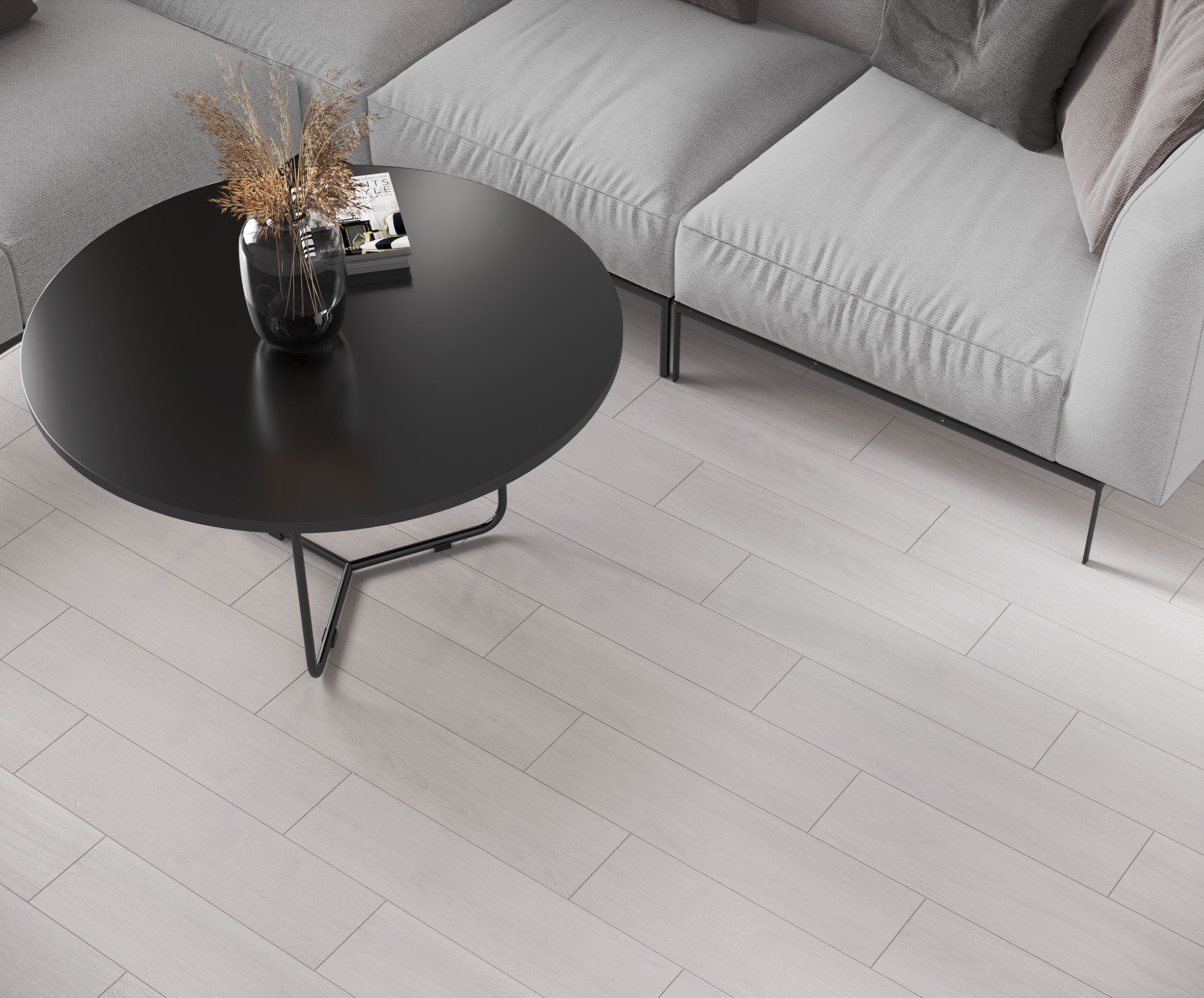 Керамогранит (GR 0000) Laparet Grant белый 15x60 матовый