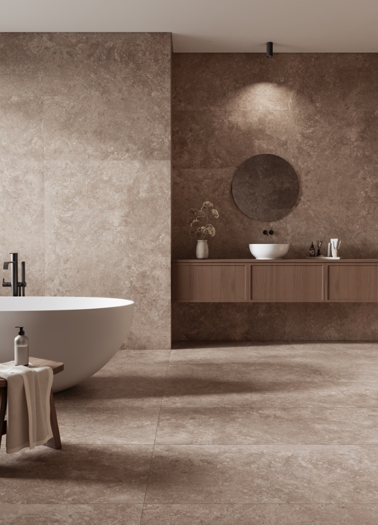 Керамогранит Керранова Murashki Сappuccino K-2122/MR/600x1200x10 коричневый