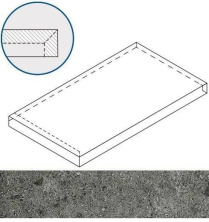 Ступень угловая левая Italon Genesis X2 Grey X2 33x60