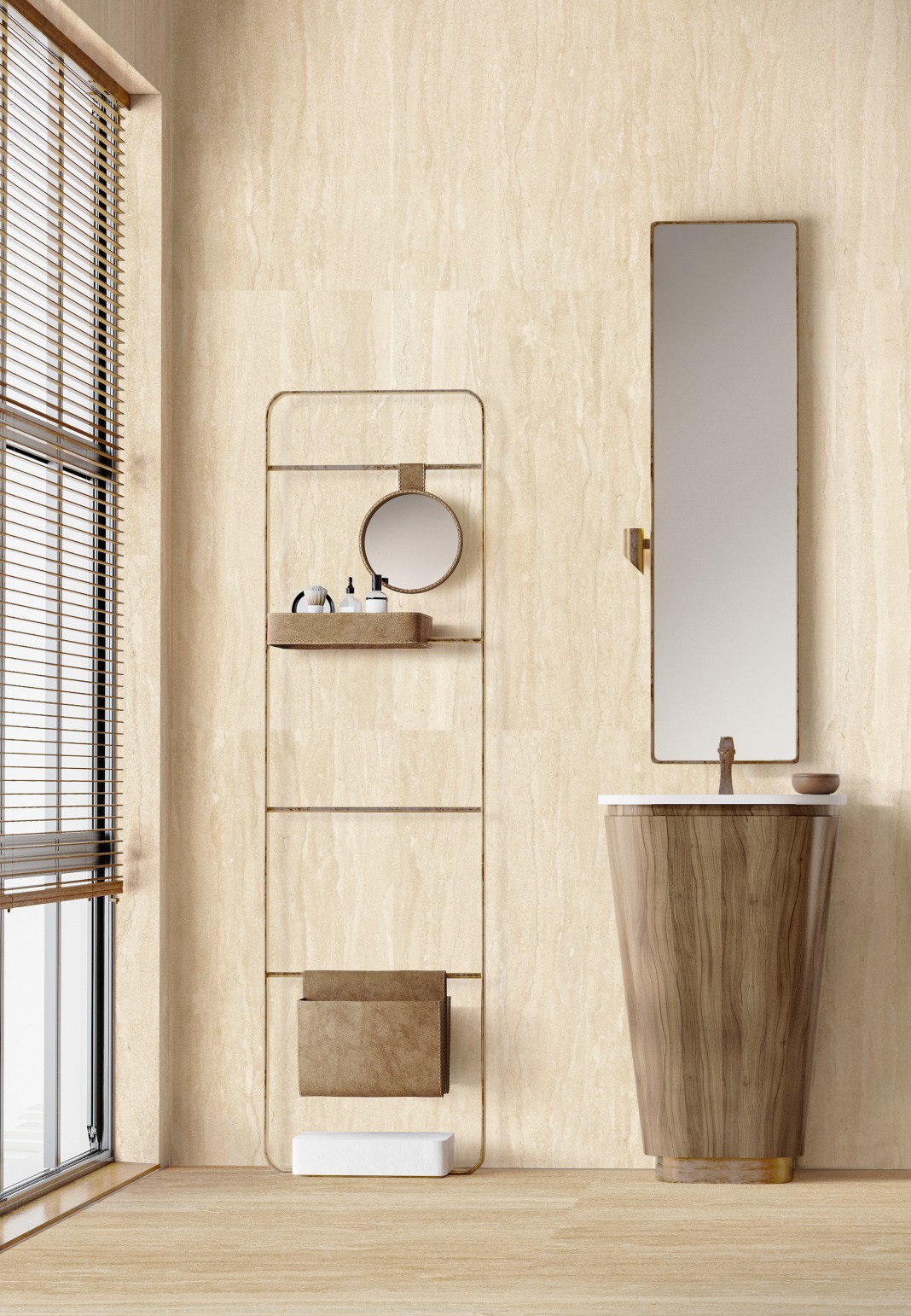 Керамогранит Идальго Villa Alba River Beige MR 60x60 бежевый