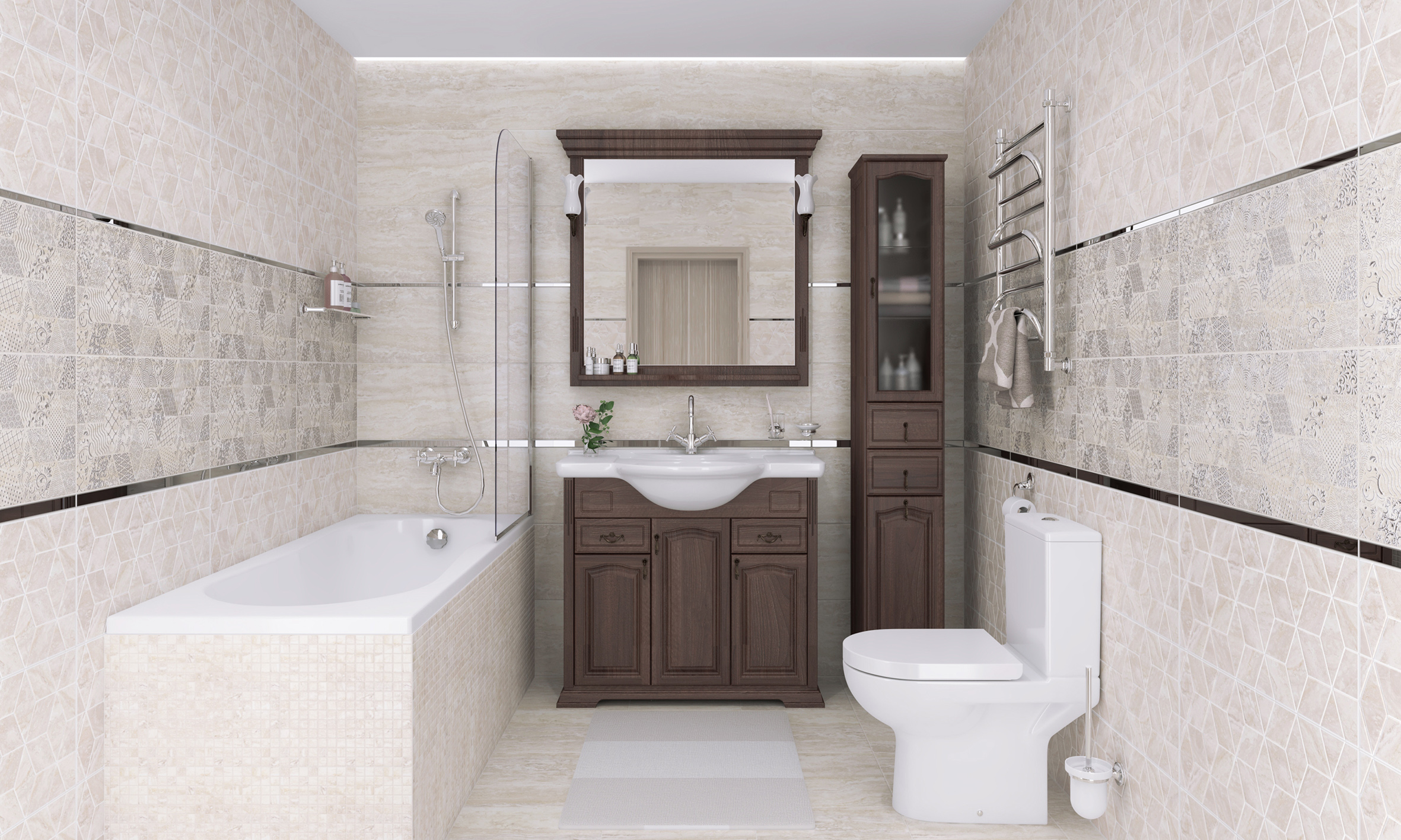 Мозаика Laparet Echo серый 30x30 матовый