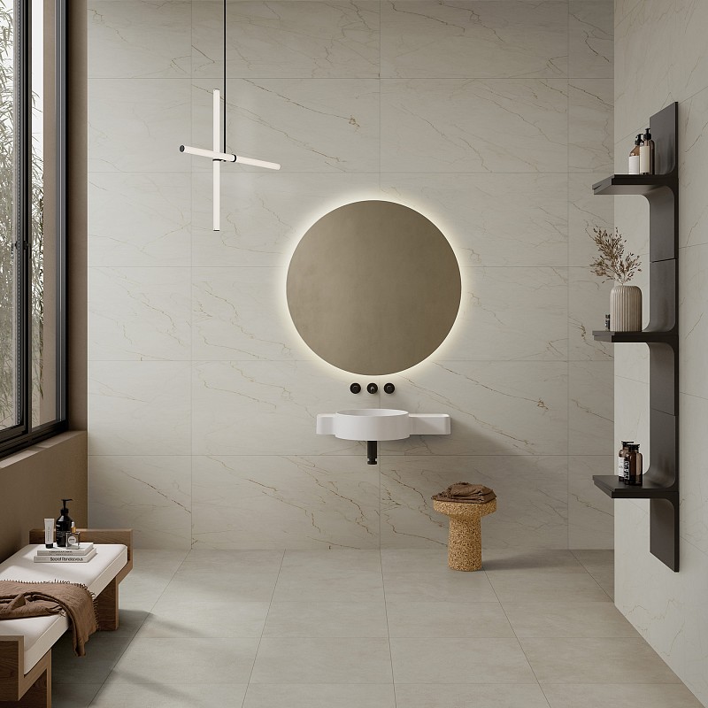 Керамогранит Vitra SilkMarble Марфим Кремовый R9 K947792R 60x60