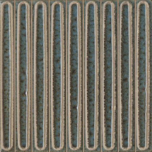 Декор Kerama Marazzi KMD2SOB002BN чипсет Далия бирюзовый темный глянцевый 20x20