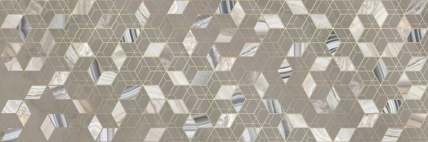 Декор Alma Ceramica Риола DWU12RLA44R коричневый 24.6x74