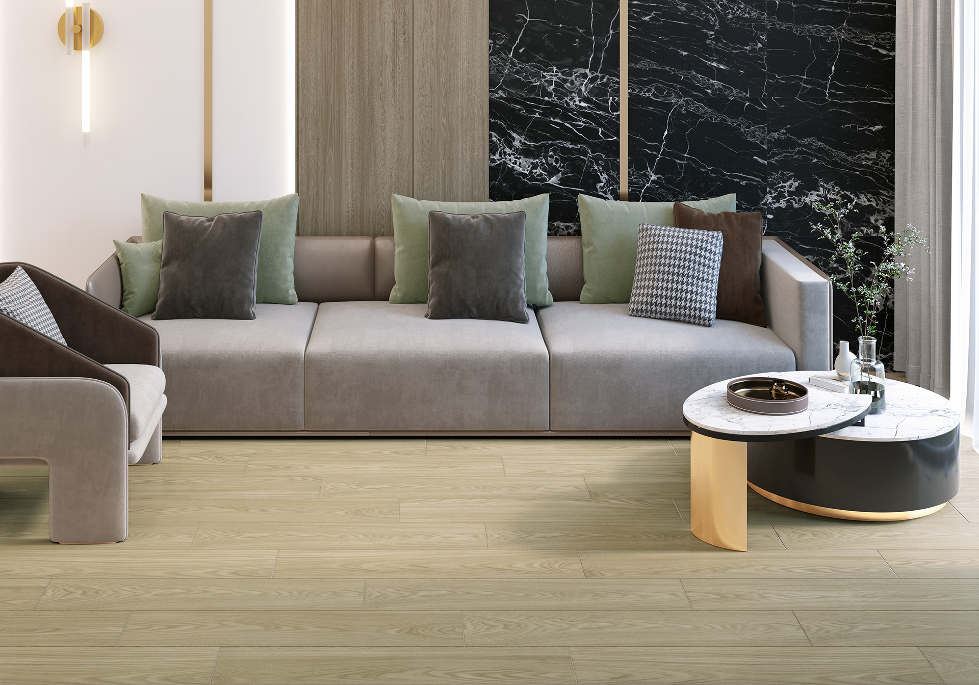 Керамогранит Alma Ceramica Андора GFA92ADR04R бежевый 20x90