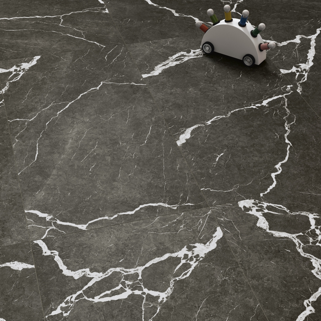 Керамогранит ColiseumGres Микеланджело Дарк Рет 610010002747 черный 60x120