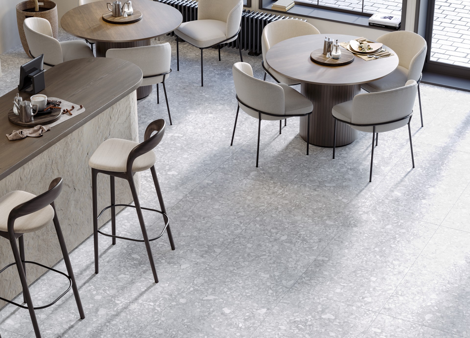 Ступень Керранова Molekula White K-2110/MR/st01/300x600x9 белый