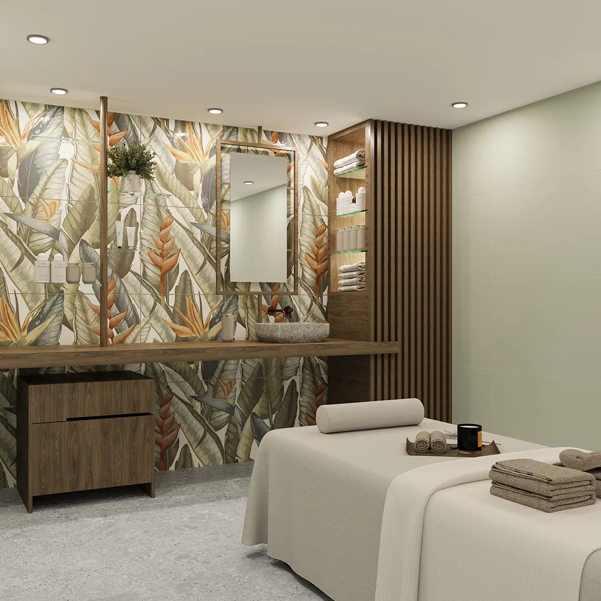 Декор Старо Слим Elite Bluebell Decor A+B Matt 60x120 голубой