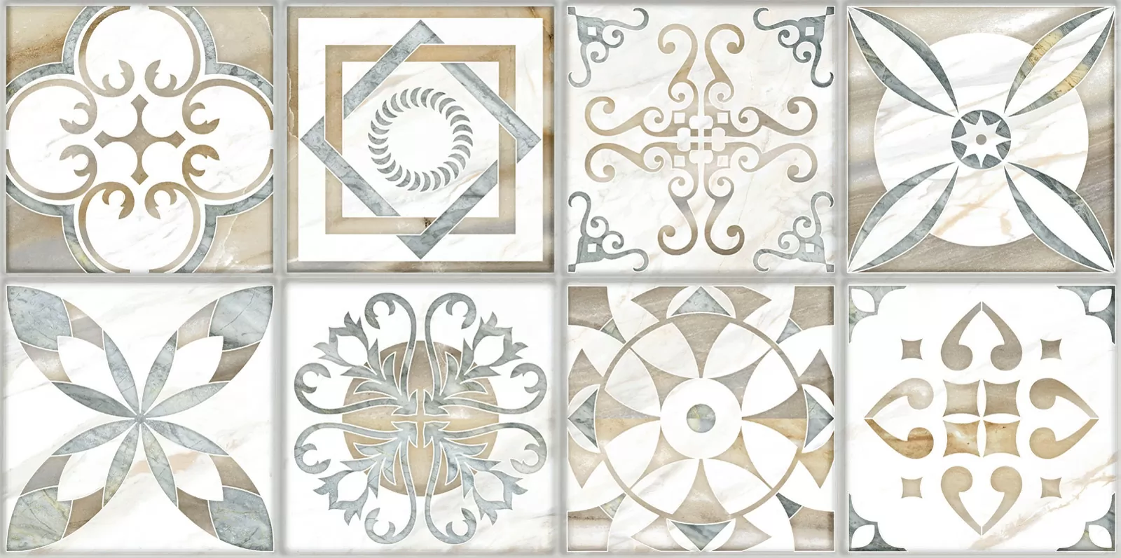 Керамическая плитка Alma Ceramica Варадеро TWU09VRD014 серый 24.9x50