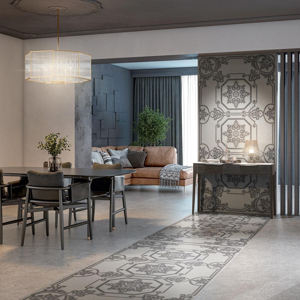 Мозаика Керама Марацци DD205220\MM Про Лаймстоун серый матовый мозаичный 30х30