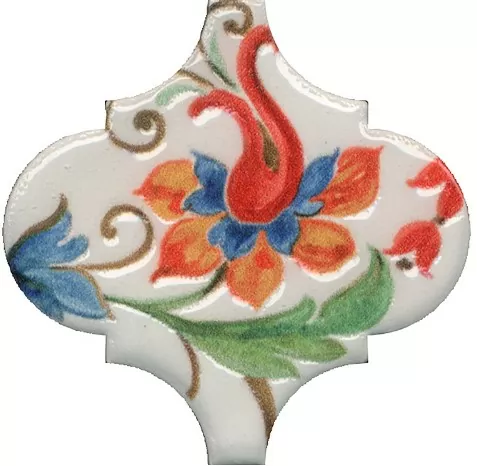 Декор Kerama Marazzi VT\A583\65000 Арабески Тоскана 7 глянцевый 6.5x6.5