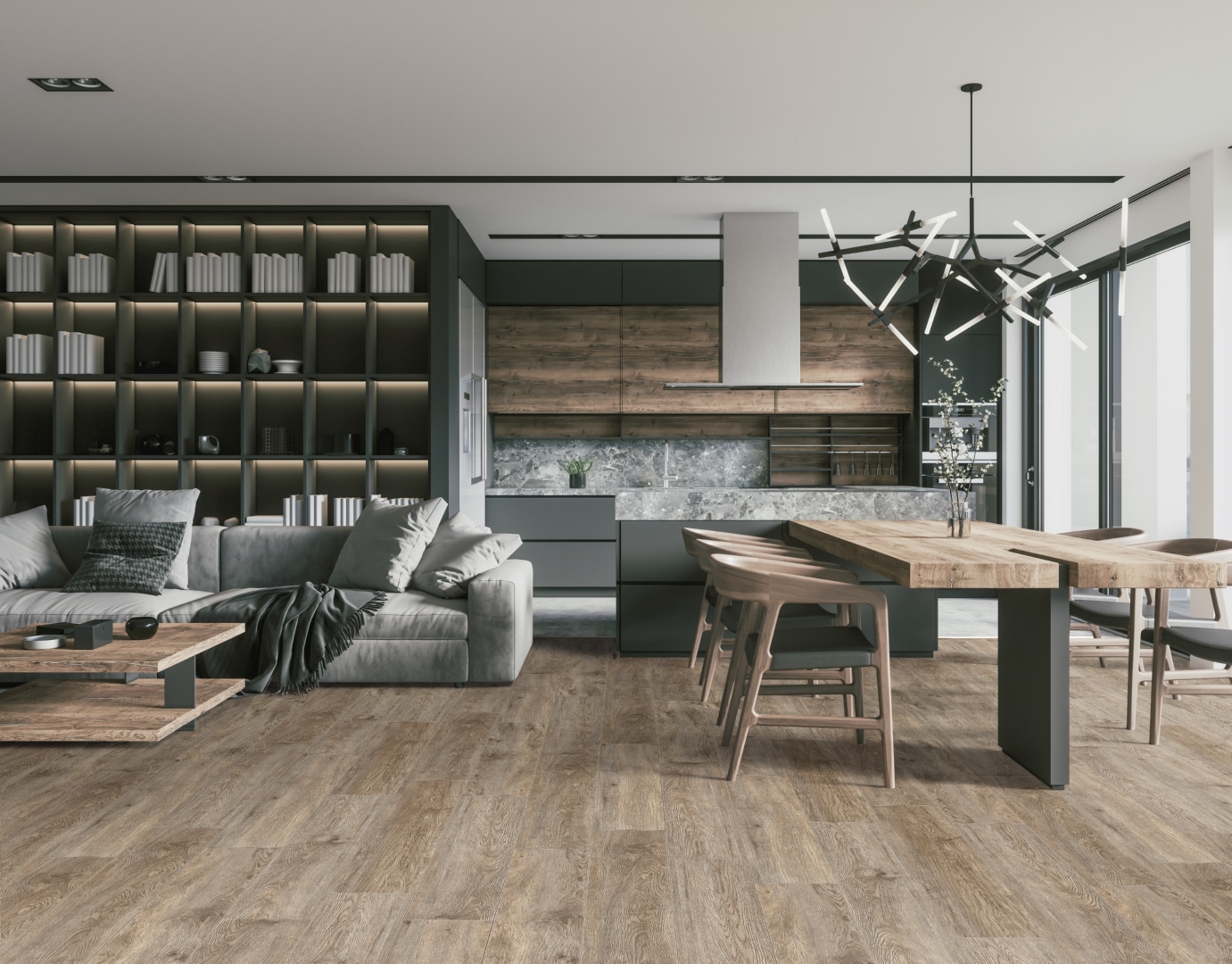 SPC ламинат Stronghold ELTZ Дуб Трафальгар 8014-5