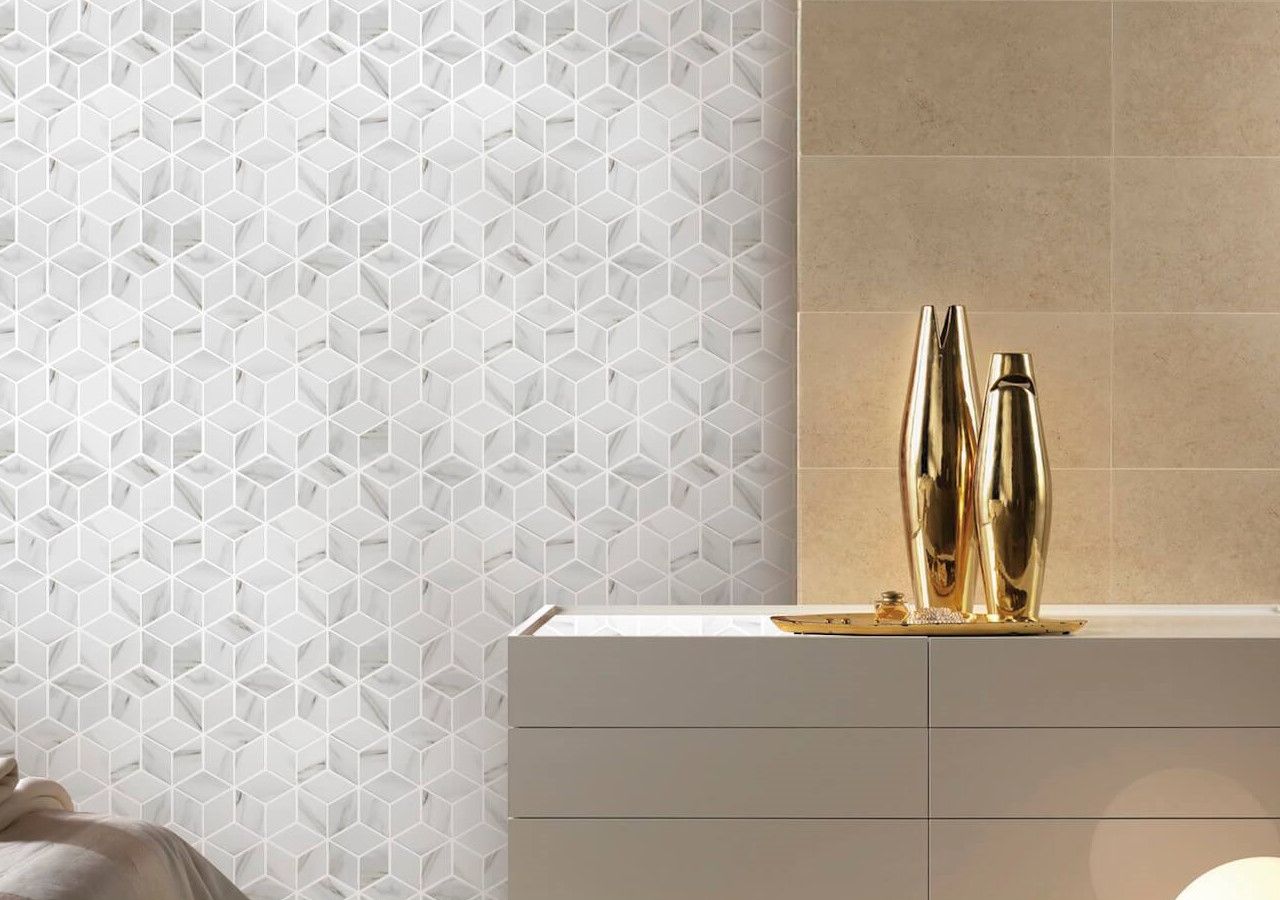 Мозаика NSmosaic S-852 стекло камень бежевый 29.8x29.8