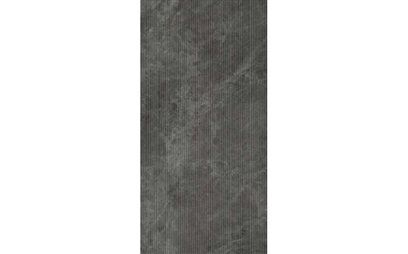 Керамогранит Vitra Rigato Декор Антрацит 60x120 матовый рельефный