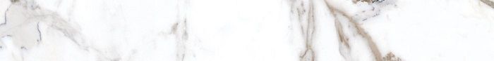 Плинтус Vitra Marble-X Бреча Капрайа Белый 7.5x60 лаппатированный