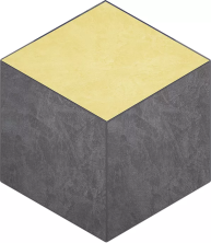 Мозаика Estima SR06/SR04 Spectrum Cube Graphite 25x29 желтый