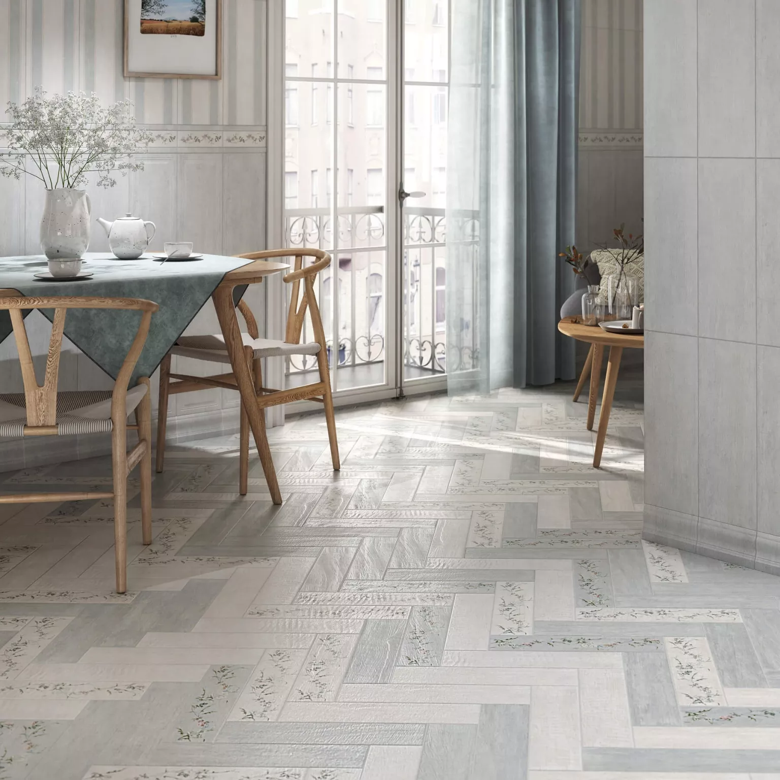 Декор Kerama Marazzi VB\A14\6x\7071 Панно Кантри Шик Париж 60x100