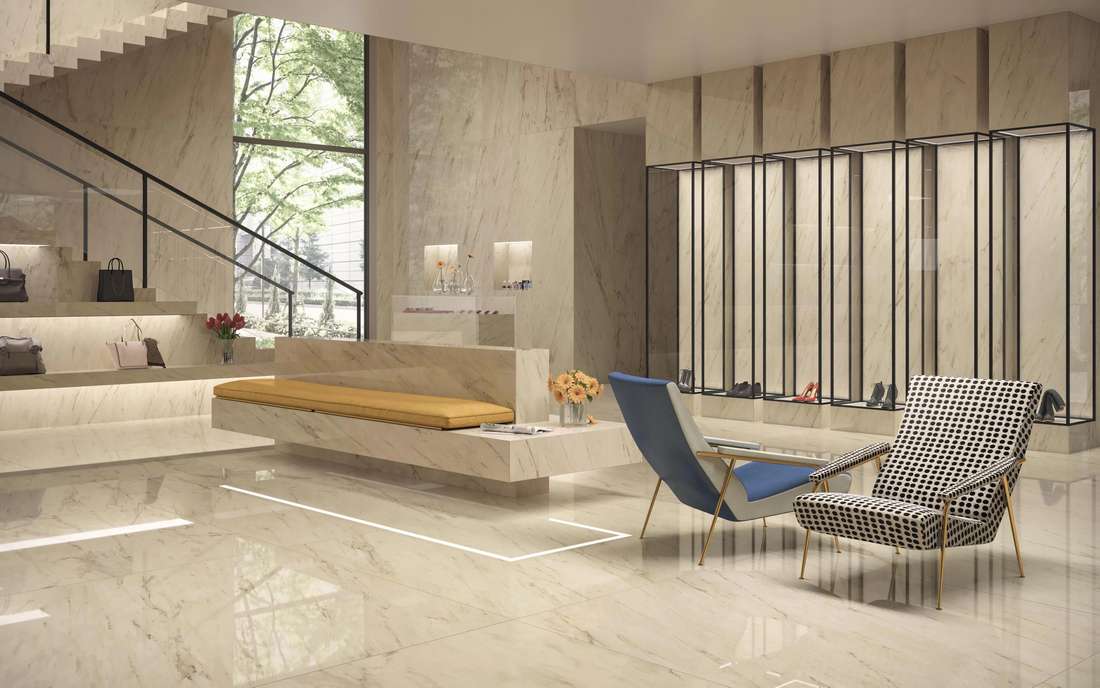 Керамогранит Marvel Grey Fleury Lapp. A7F8 75x150