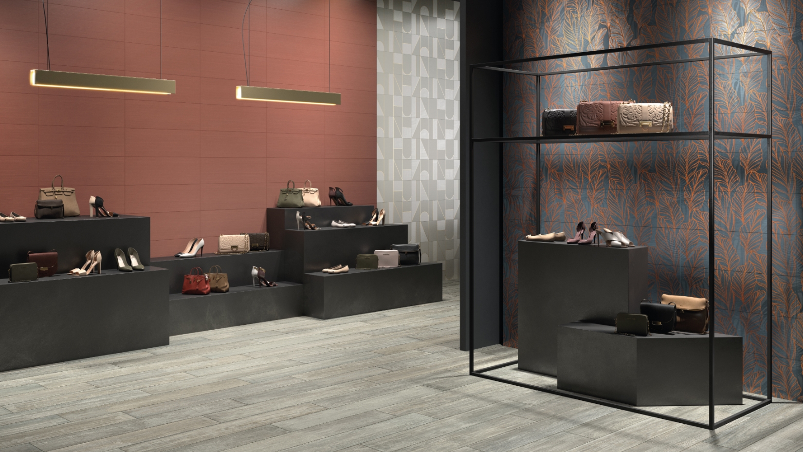 Керамогранит Italon Groove Ash 9,5x60