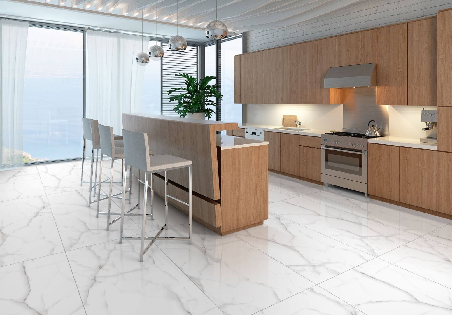 Керамогранит NSceramic NSC6061 серый матовый 60x60