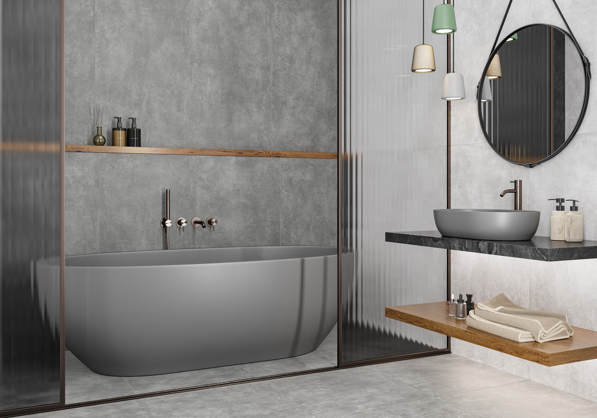 Керамогранит Alma Ceramica Тотем GFU60120TTM40R коричневый 60x120