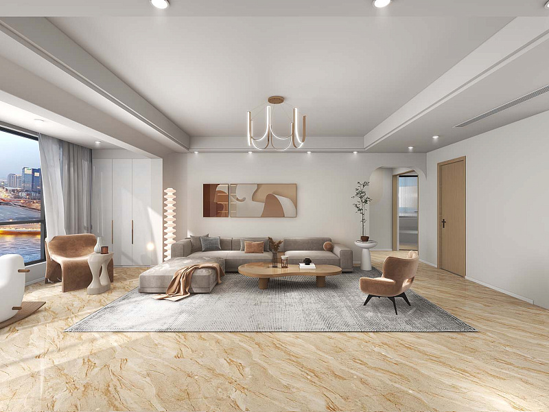 Керамогранит Азарио Desert Gold 60x120 Carving H18004007G бежевый